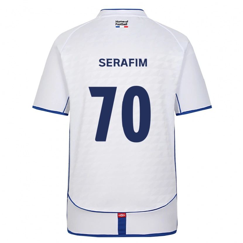Danxen Femme Maillot Matheus Serafim #70 Noir Blanc Rouge Tenues Extérieur 2026/27 T-Shirt