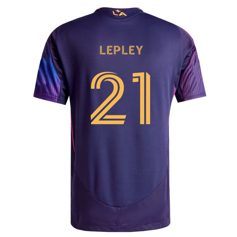 Danxen Femme Maillot Tucker Lepley #21 Pourpre Foncé Jaune Tenues Extérieur 2026/27 T-Shirt