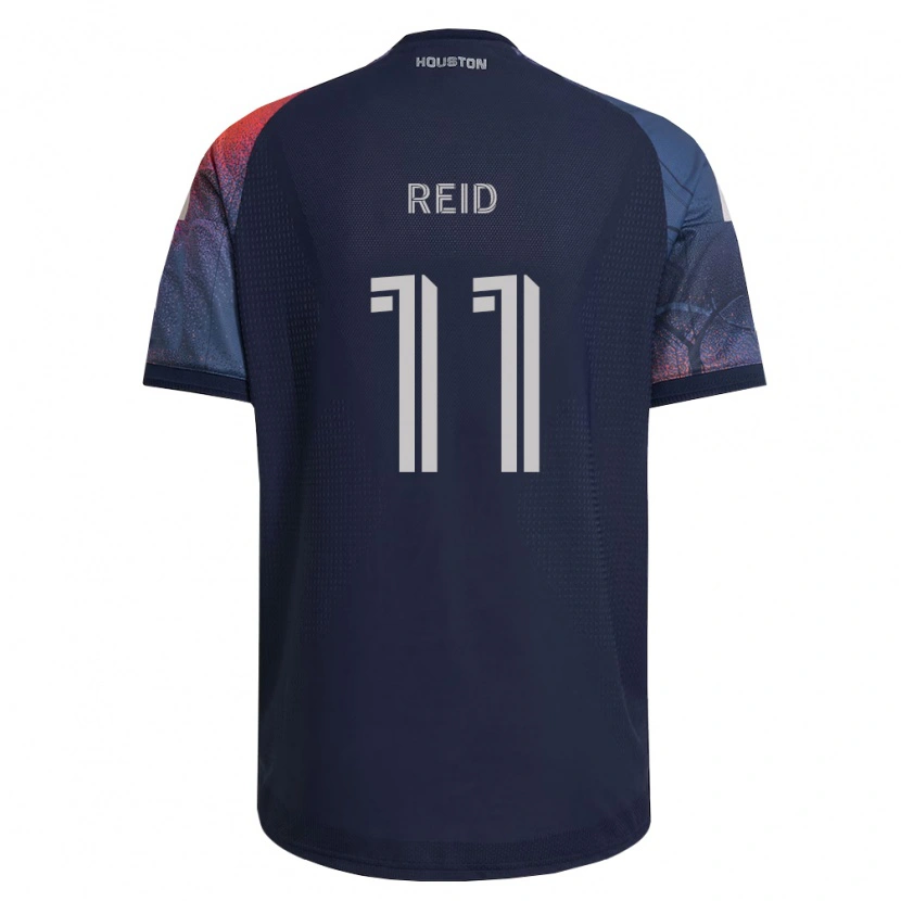 Danxen Femme Maillot Isaiah Reid #11 Bleu Foncé Blanc Orange Tenues Extérieur 2026/27 T-Shirt