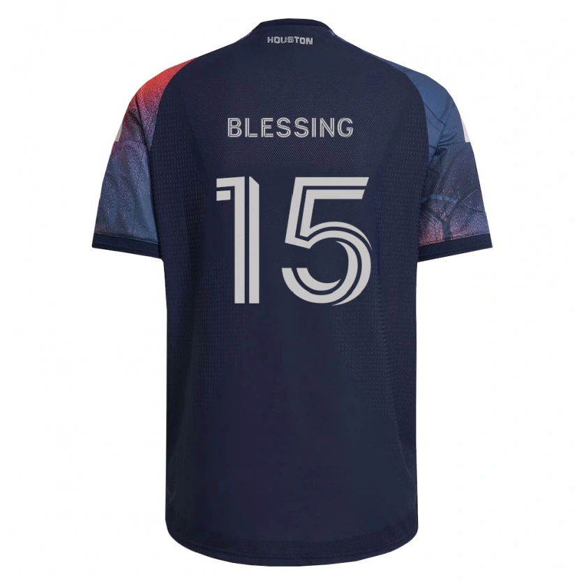Danxen Femme Maillot Latif Blessing #15 Bleu Foncé Blanc Orange Tenues Extérieur 2026/27 T-Shirt