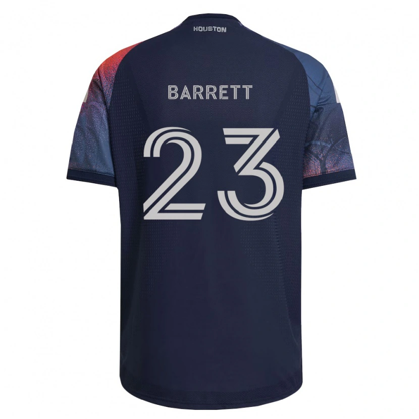 Danxen Femme Maillot Daniel Barrett #23 Bleu Foncé Blanc Orange Tenues Extérieur 2026/27 T-Shirt