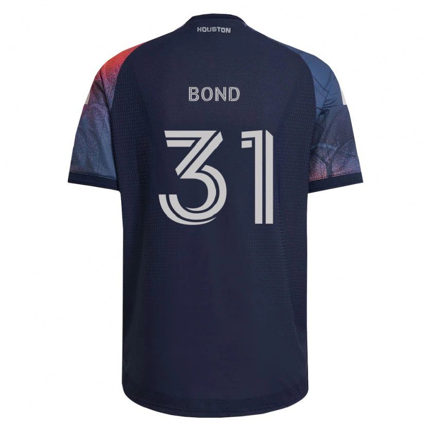 Danxen Femme Maillot Jonathan Bond #31 Bleu Foncé Blanc Orange Tenues Extérieur 2026/27 T-Shirt