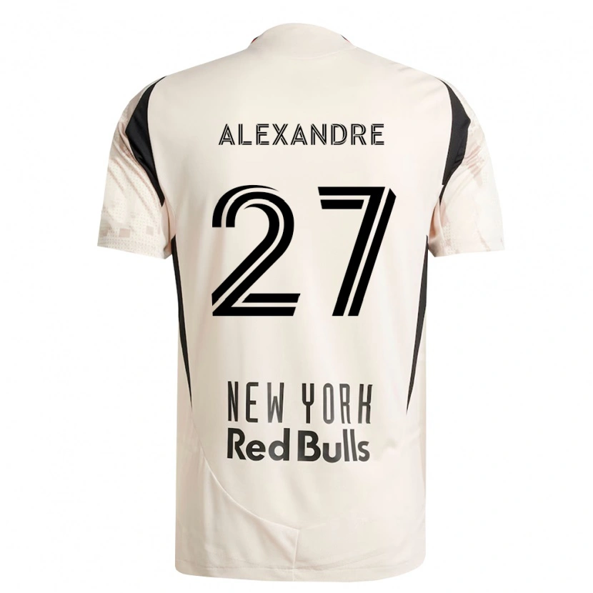Danxen Femme Maillot Davi Alexandre #27 Blanc Cassé Rouge Noir Tenues Extérieur 2026/27 T-Shirt