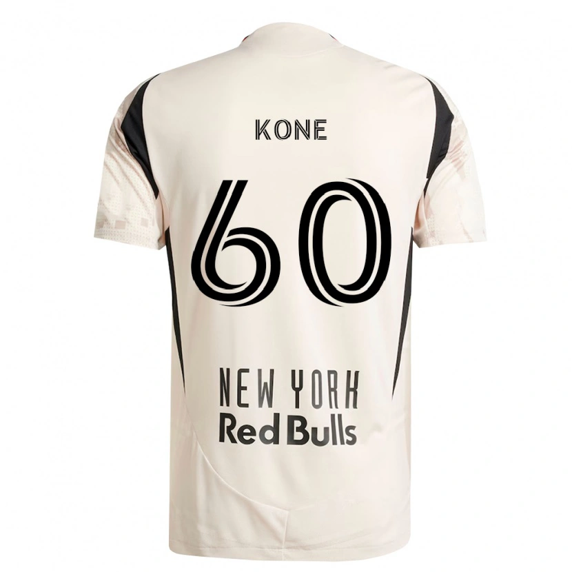 Danxen Femme Maillot Sekou Kone #60 Blanc Cassé Rouge Noir Tenues Extérieur 2026/27 T-Shirt