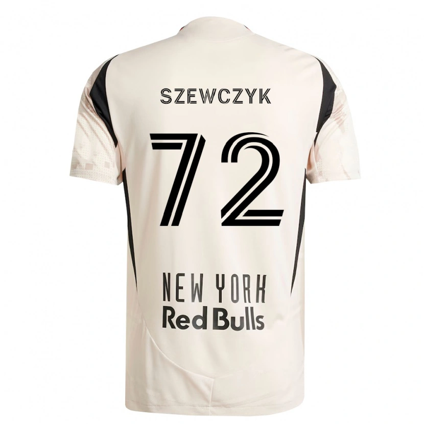 Danxen Femme Maillot Tobias Szewczyk #72 Blanc Cassé Rouge Noir Tenues Extérieur 2026/27 T-Shirt