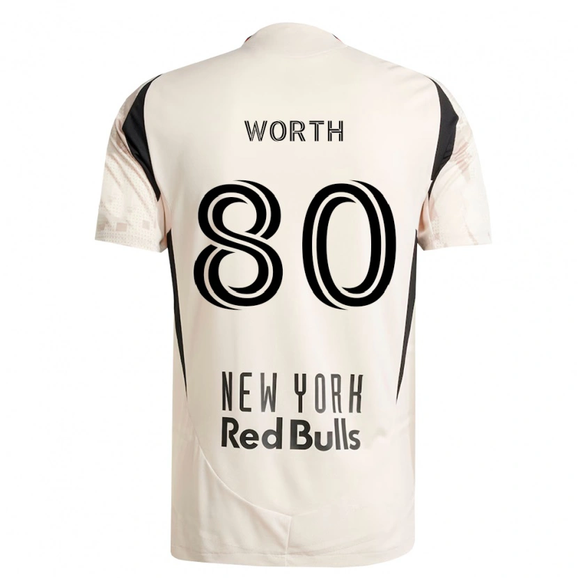 Danxen Femme Maillot Nate Worth #80 Blanc Cassé Rouge Noir Tenues Extérieur 2026/27 T-Shirt