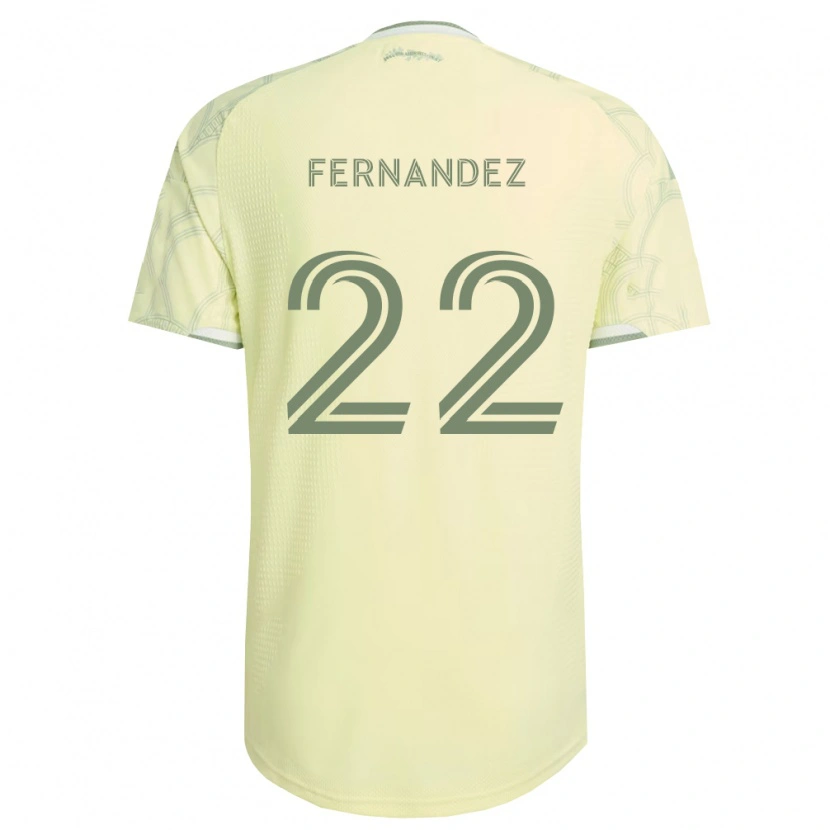 Danxen Femme Maillot Omir Fernandez #22 Beige Blanc Tenues Extérieur 2026/27 T-Shirt
