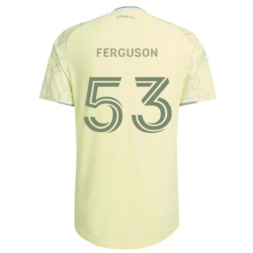 Danxen Femme Maillot Connor Ferguson #53 Beige Blanc Tenues Extérieur 2026/27 T-Shirt