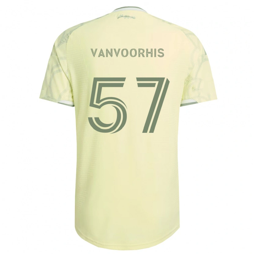 Danxen Femme Maillot Bryce Vanvoorhis #57 Beige Blanc Tenues Extérieur 2026/27 T-Shirt