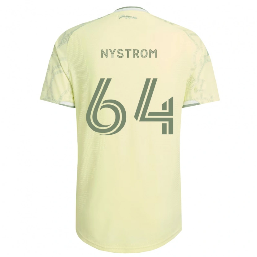 Danxen Femme Maillot August Nystrom #64 Beige Blanc Tenues Extérieur 2026/27 T-Shirt