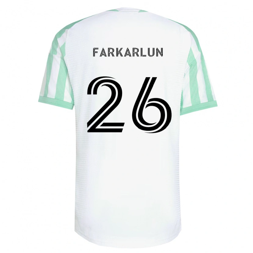 Danxen Femme Maillot Jimmy Farkarlun #26 Vert Clair Noir Blanc Tenues Extérieur 2026/27 T-Shirt