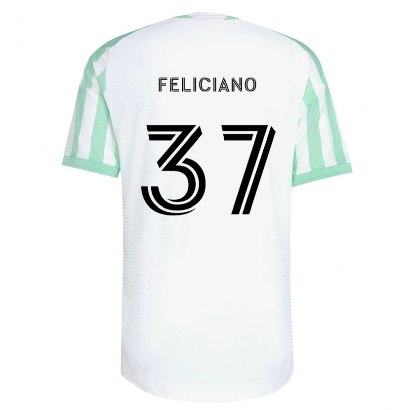Danxen Femme Maillot Erick Feliciano #37 Vert Clair Noir Blanc Tenues Extérieur 2026/27 T-Shirt
