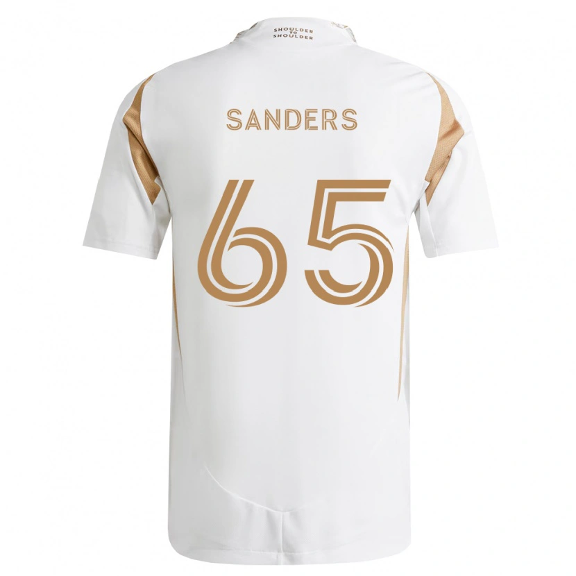 Danxen Femme Maillot Adrian Sanders #65 Blanc Marron Tenues Extérieur 2026/27 T-Shirt