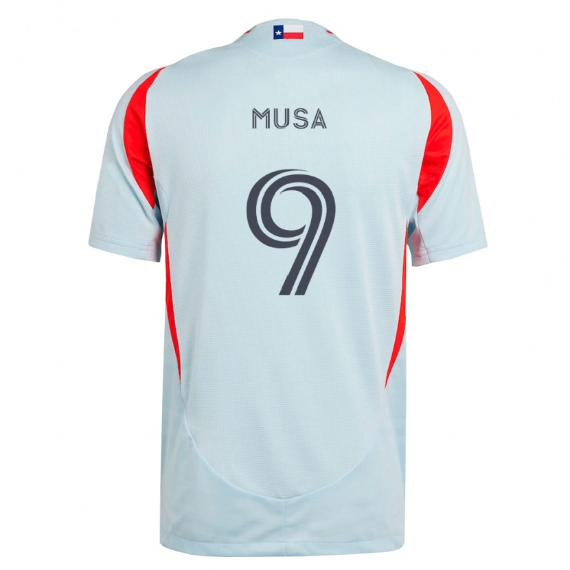 Danxen Femme Maillot Petar Musa #9 Gris Foncé Rouge Blanc Tenues Extérieur 2026/27 T-Shirt