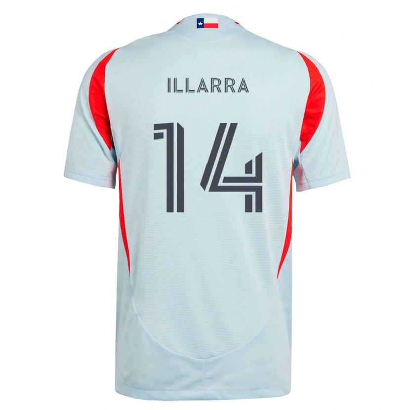 Danxen Femme Maillot Asier Illarramendi #14 Gris Foncé Rouge Blanc Tenues Extérieur 2026/27 T-Shirt