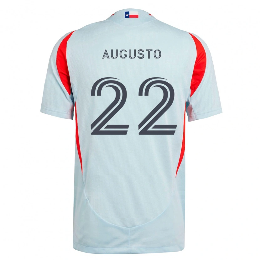 Danxen Femme Maillot Álvaro Augusto #22 Gris Foncé Rouge Blanc Tenues Extérieur 2026/27 T-Shirt