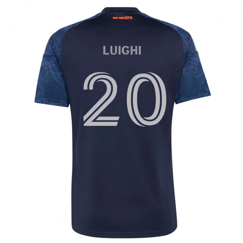 Danxen Femme Maillot Luighi Hanri Sousa Santos #20 Bleu Foncé Blanc Tenues Extérieur 2026/27 T-Shirt