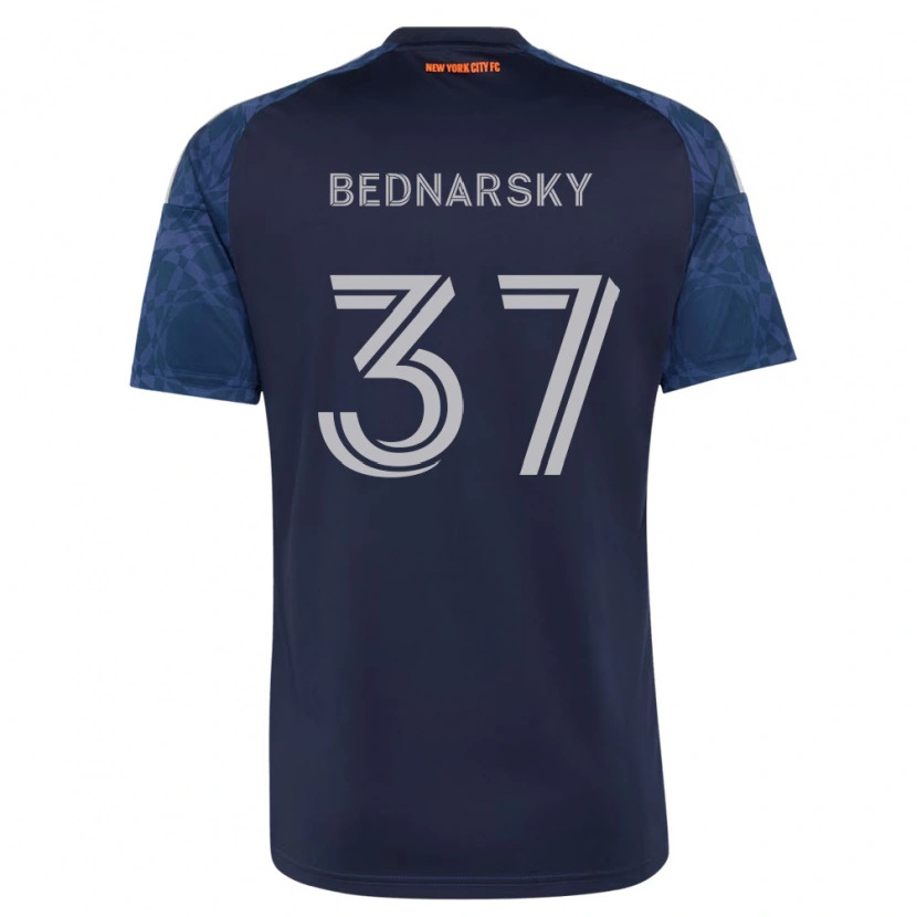 Danxen Femme Maillot Stevo Bednarsky #37 Bleu Foncé Blanc Tenues Extérieur 2026/27 T-Shirt