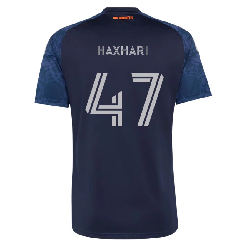 Danxen Femme Maillot Klevis Haxhari #47 Bleu Foncé Blanc Tenues Extérieur 2026/27 T-Shirt