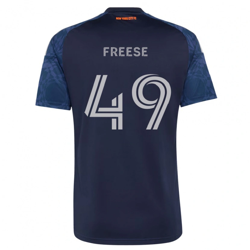 Danxen Femme Maillot Matt Freese #49 Bleu Foncé Blanc Tenues Extérieur 2026/27 T-Shirt