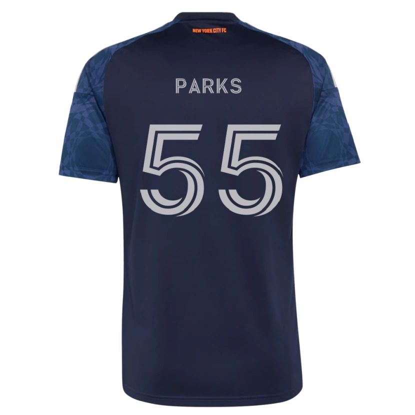 Danxen Femme Maillot Keaton Parks #55 Bleu Foncé Blanc Tenues Extérieur 2026/27 T-Shirt