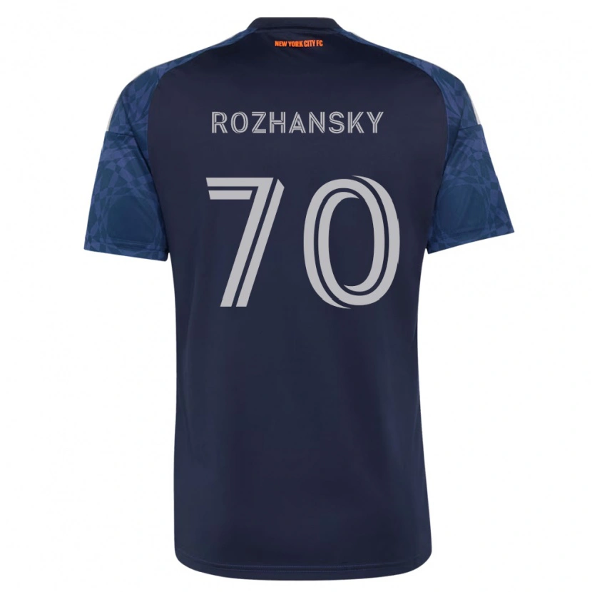 Danxen Femme Maillot Jake Rozhansky #70 Bleu Foncé Blanc Tenues Extérieur 2026/27 T-Shirt