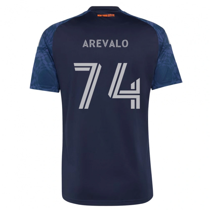 Danxen Femme Maillot Ronny Arévalo #74 Bleu Foncé Blanc Tenues Extérieur 2026/27 T-Shirt