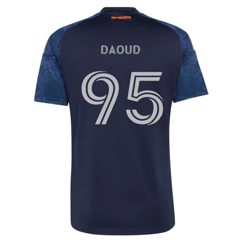 Danxen Femme Maillot Rami Daoud #95 Bleu Foncé Blanc Tenues Extérieur 2026/27 T-Shirt
