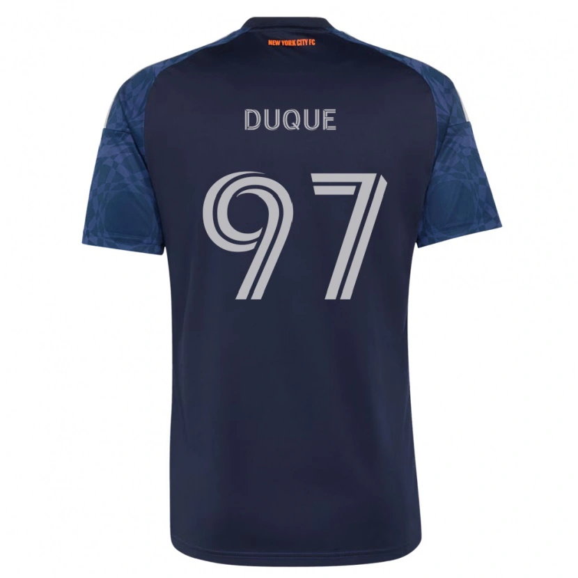 Danxen Femme Maillot David Duque #97 Bleu Foncé Blanc Tenues Extérieur 2026/27 T-Shirt