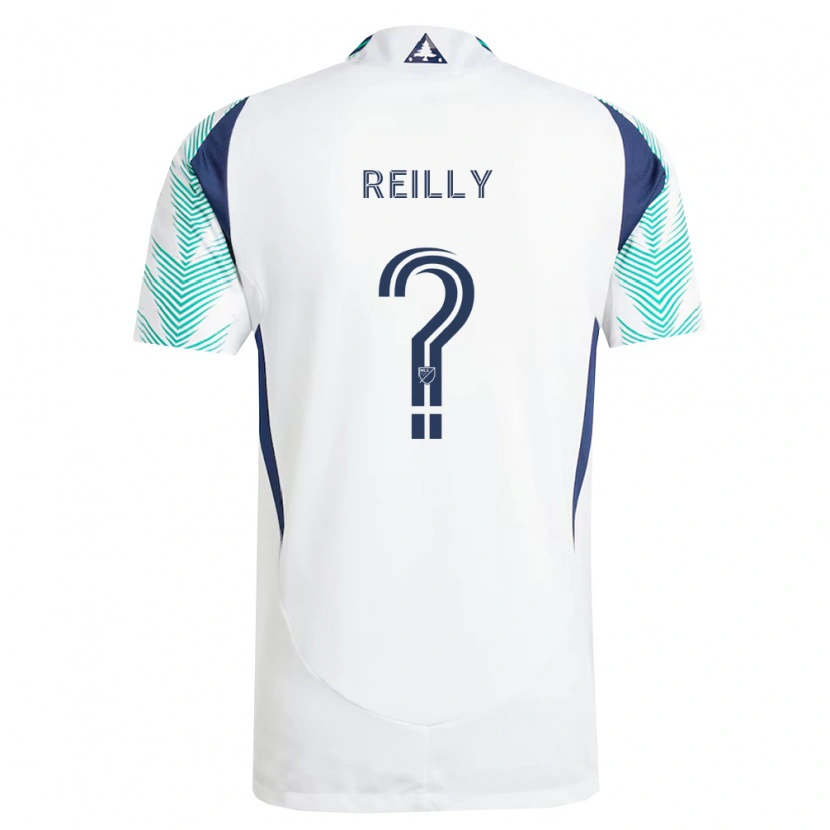 Danxen Femme Maillot Aidan Reilly #0 Blanc Bleu Marine Vert Clair Tenues Extérieur 2026/27 T-Shirt