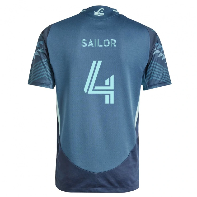 Danxen Femme Maillot Ryan Sailor #4 Bleu Marine Vert Tenues Extérieur 2026/27 T-Shirt