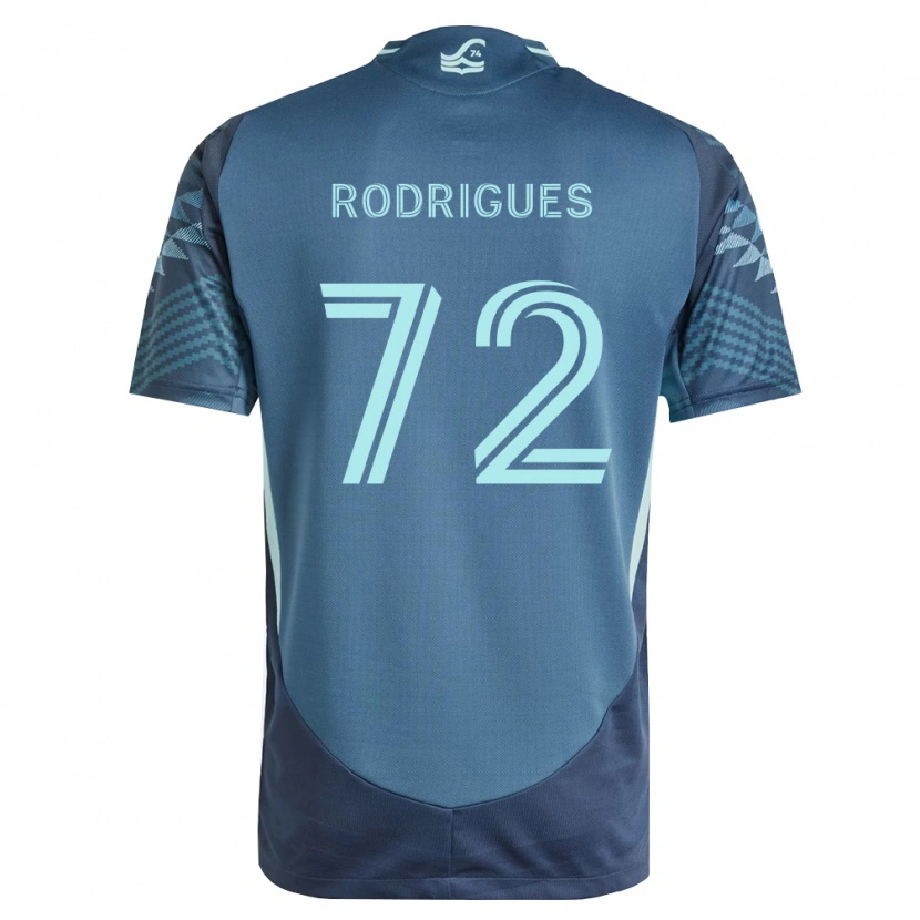 Danxen Femme Maillot Braudílio Rodrigues #72 Bleu Marine Vert Tenues Extérieur 2026/27 T-Shirt