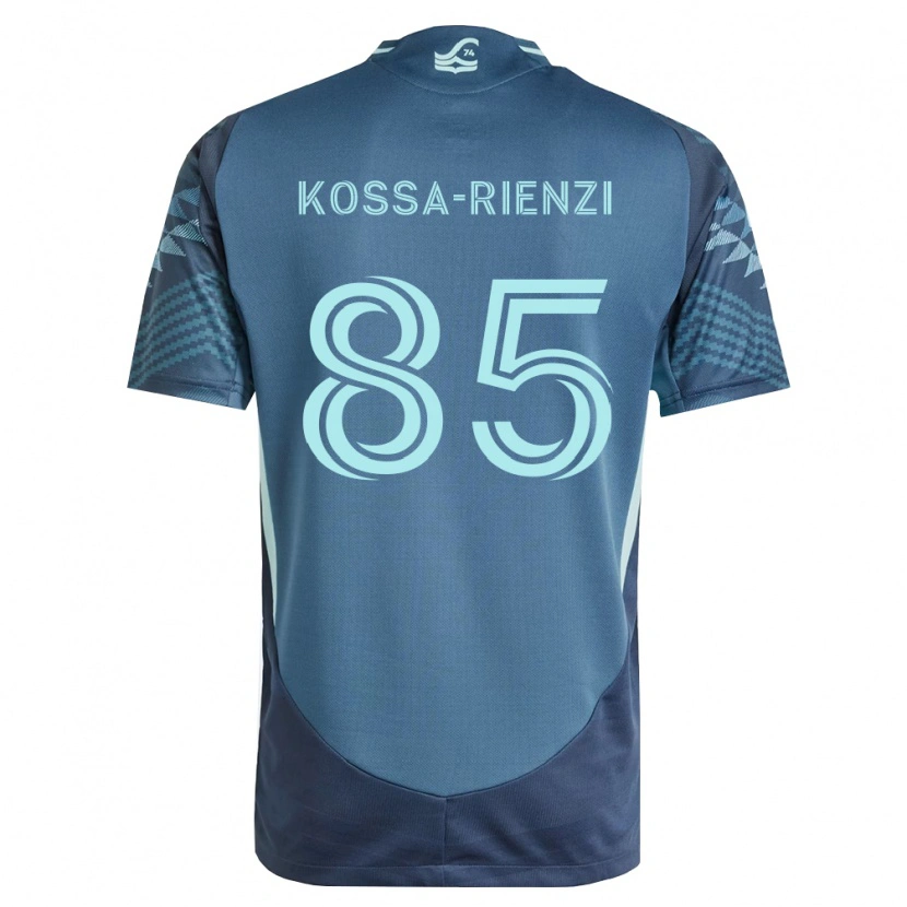 Danxen Femme Maillot Kalani Kossa-Rienzi #85 Bleu Marine Vert Tenues Extérieur 2026/27 T-Shirt