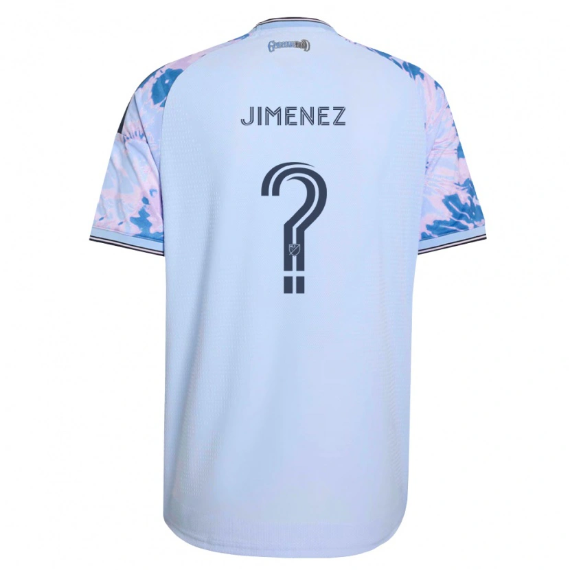 Danxen Femme Maillot Kevin Jimenez #0 Bleu Royal Blanc Noir Tenues Extérieur 2026/27 T-Shirt