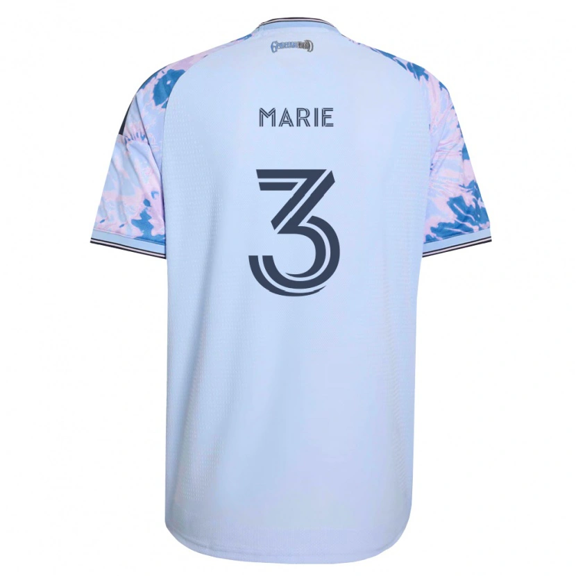 Danxen Femme Maillot Paul Marie #3 Bleu Royal Blanc Noir Tenues Extérieur 2026/27 T-Shirt