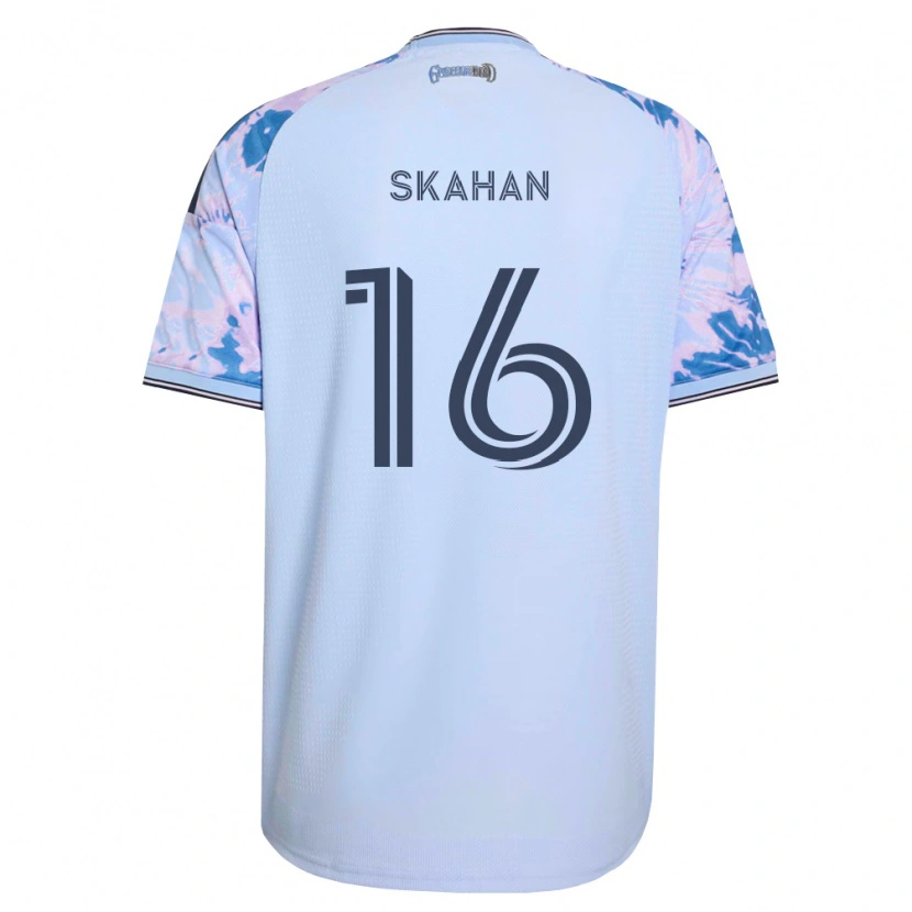 Danxen Femme Maillot Jack Skahan #16 Bleu Royal Blanc Noir Tenues Extérieur 2026/27 T-Shirt