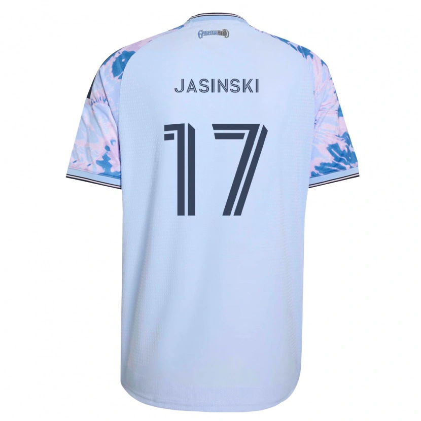 Danxen Femme Maillot Jack Jasinski #17 Bleu Royal Blanc Noir Tenues Extérieur 2026/27 T-Shirt