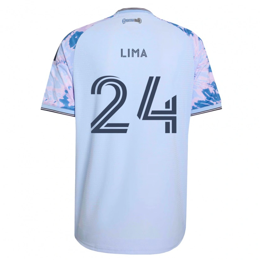 Danxen Femme Maillot Nick Lima #24 Bleu Royal Blanc Noir Tenues Extérieur 2026/27 T-Shirt