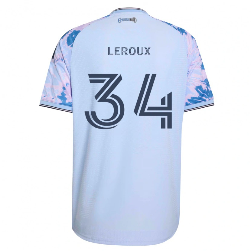 Danxen Femme Maillot Beau Leroux #34 Bleu Royal Blanc Noir Tenues Extérieur 2026/27 T-Shirt