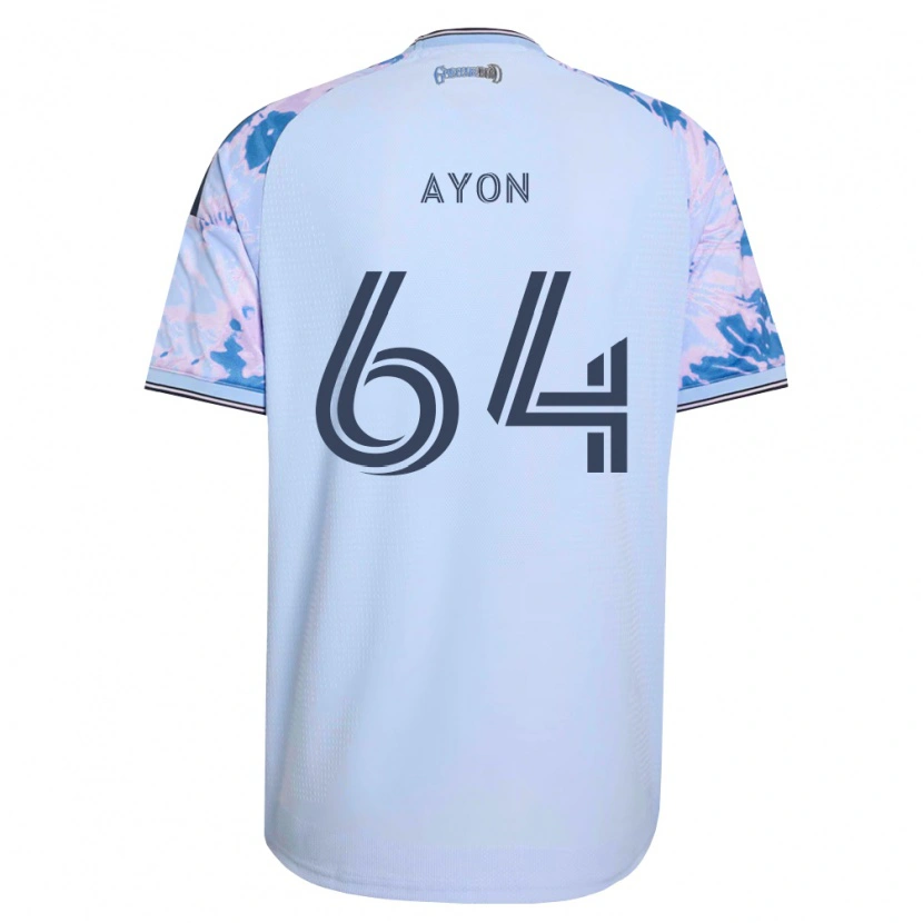 Danxen Femme Maillot Jerry Ayon #64 Bleu Royal Blanc Noir Tenues Extérieur 2026/27 T-Shirt