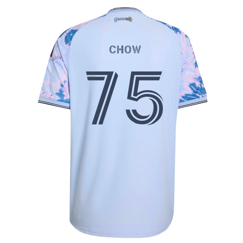 Danxen Femme Maillot Alex Chow #75 Bleu Royal Blanc Noir Tenues Extérieur 2026/27 T-Shirt