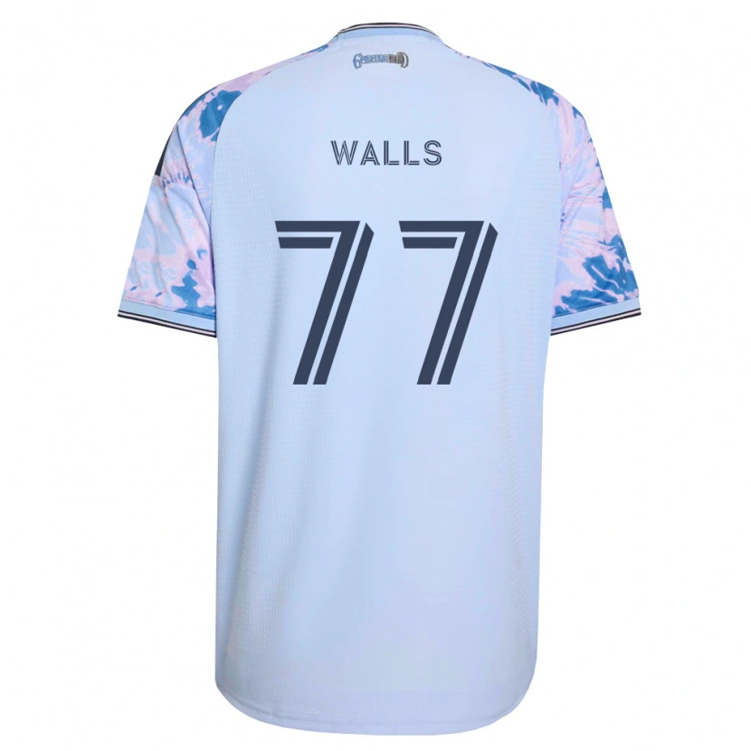 Danxen Femme Maillot Casey Walls #77 Bleu Royal Blanc Noir Tenues Extérieur 2026/27 T-Shirt