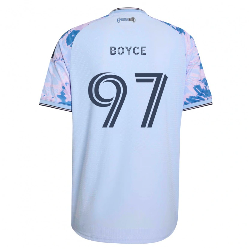 Danxen Femme Maillot Warren Boyce #97 Bleu Royal Blanc Noir Tenues Extérieur 2026/27 T-Shirt