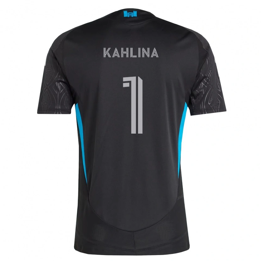 Danxen Femme Maillot Kristijan Kahlina #1 Noir Blanc Bleu Ciel Tenues Extérieur 2026/27 T-Shirt