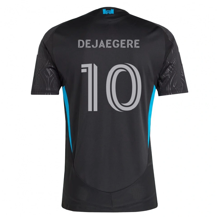 Danxen Femme Maillot Brecht Dejaegere #10 Noir Blanc Bleu Ciel Tenues Extérieur 2026/27 T-Shirt