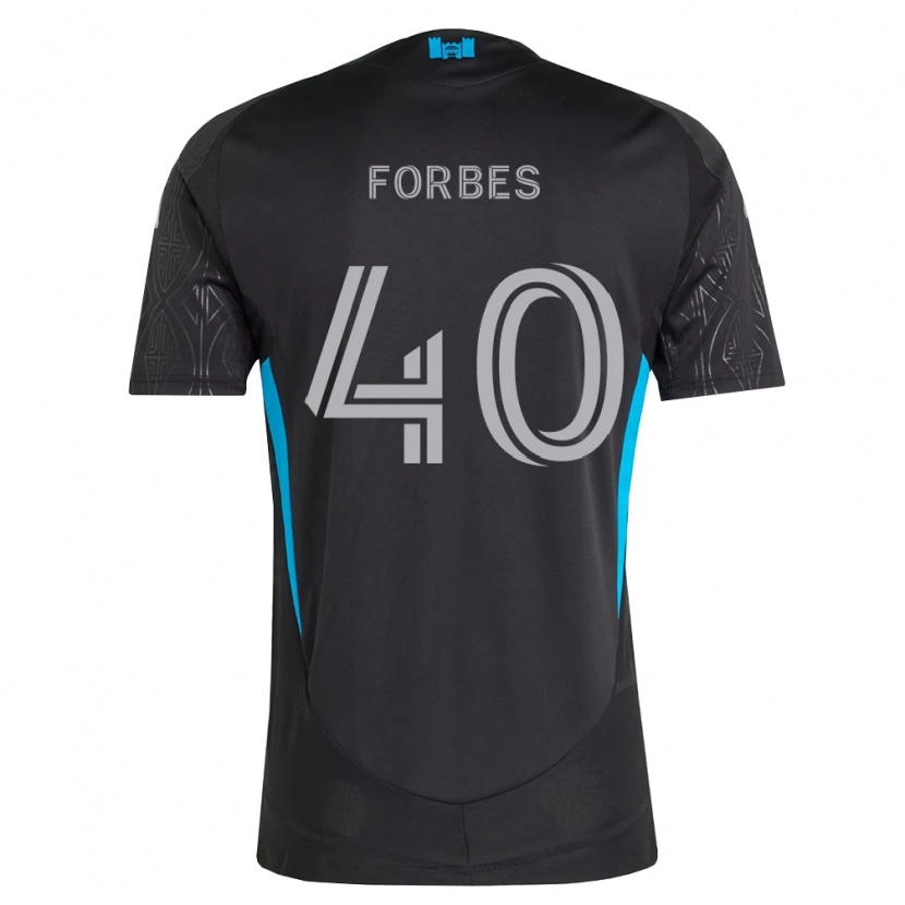 Danxen Femme Maillot Jahlane Forbes #40 Noir Blanc Bleu Ciel Tenues Extérieur 2026/27 T-Shirt
