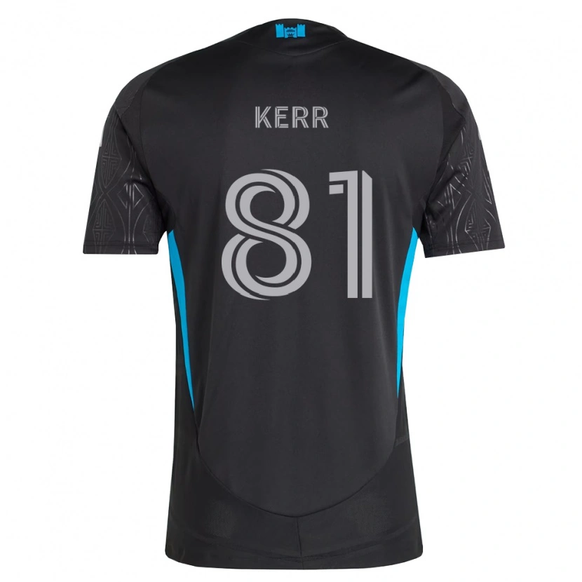 Danxen Femme Maillot Keegan Kerr #81 Noir Blanc Bleu Ciel Tenues Extérieur 2026/27 T-Shirt