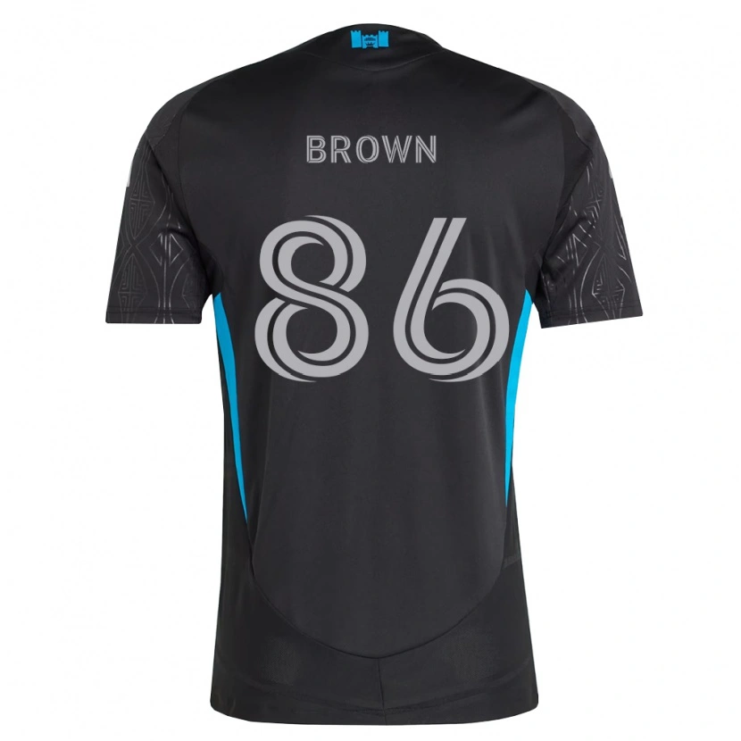Danxen Femme Maillot Daniel Brown #86 Noir Blanc Bleu Ciel Tenues Extérieur 2026/27 T-Shirt