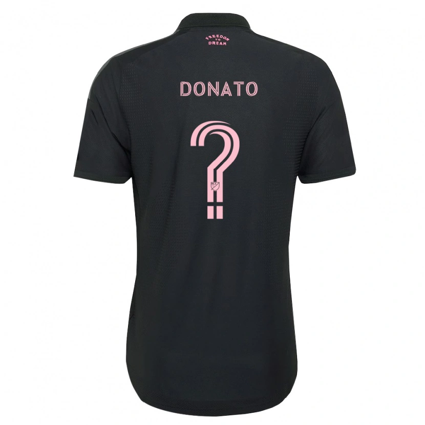 Danxen Femme Maillot Benjamin Donato #0 Rose Noir Blanc Tenues Extérieur 2026/27 T-Shirt