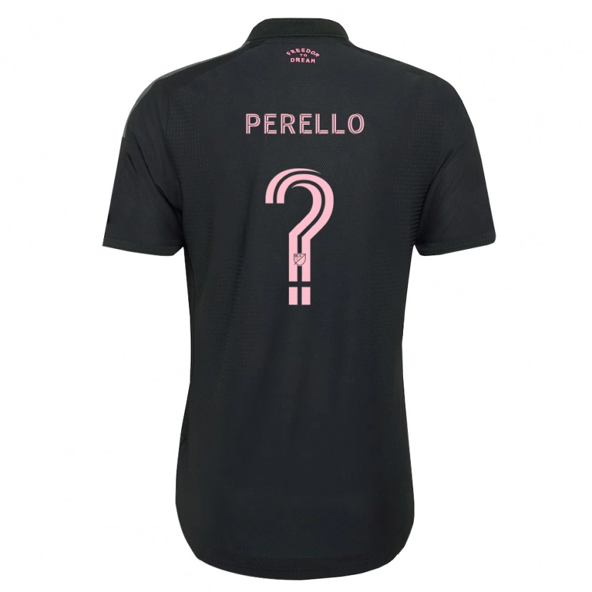 Danxen Femme Maillot Sergio Perello #0 Rose Noir Blanc Tenues Extérieur 2026/27 T-Shirt